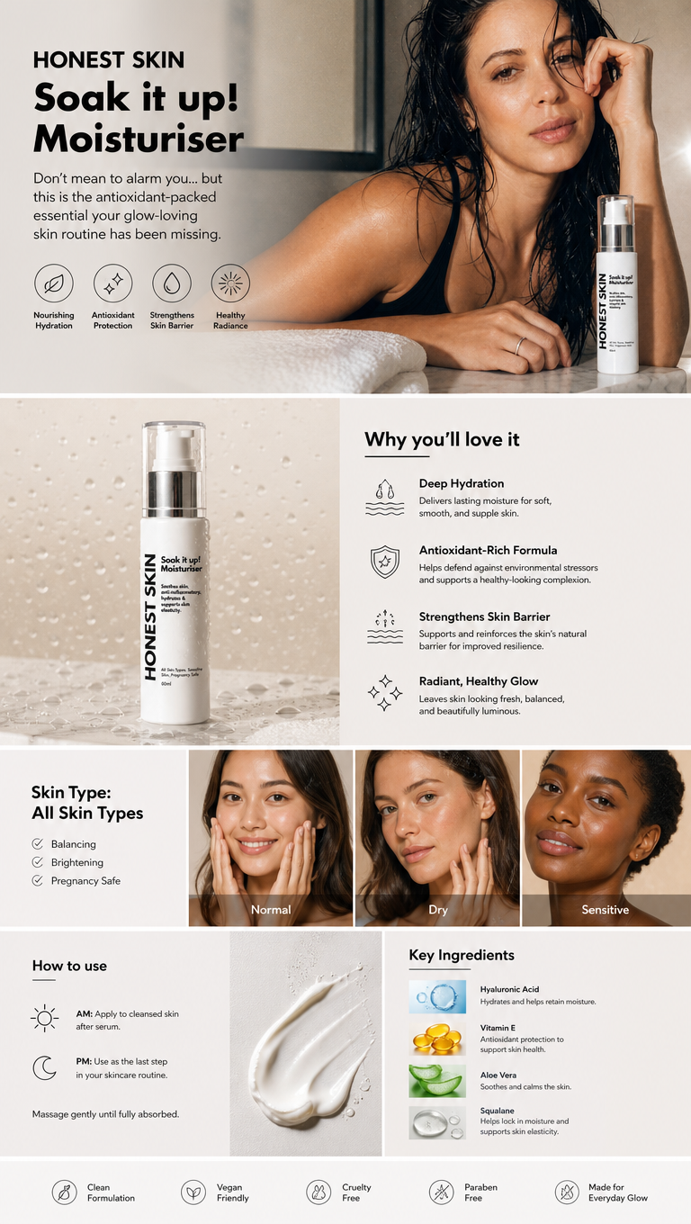 Soak it up! Nourishing Moisturiser