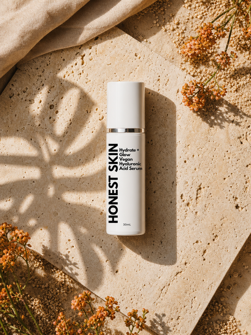 Hydrate + Glow – Vegan Hyaluronic Acid Serum