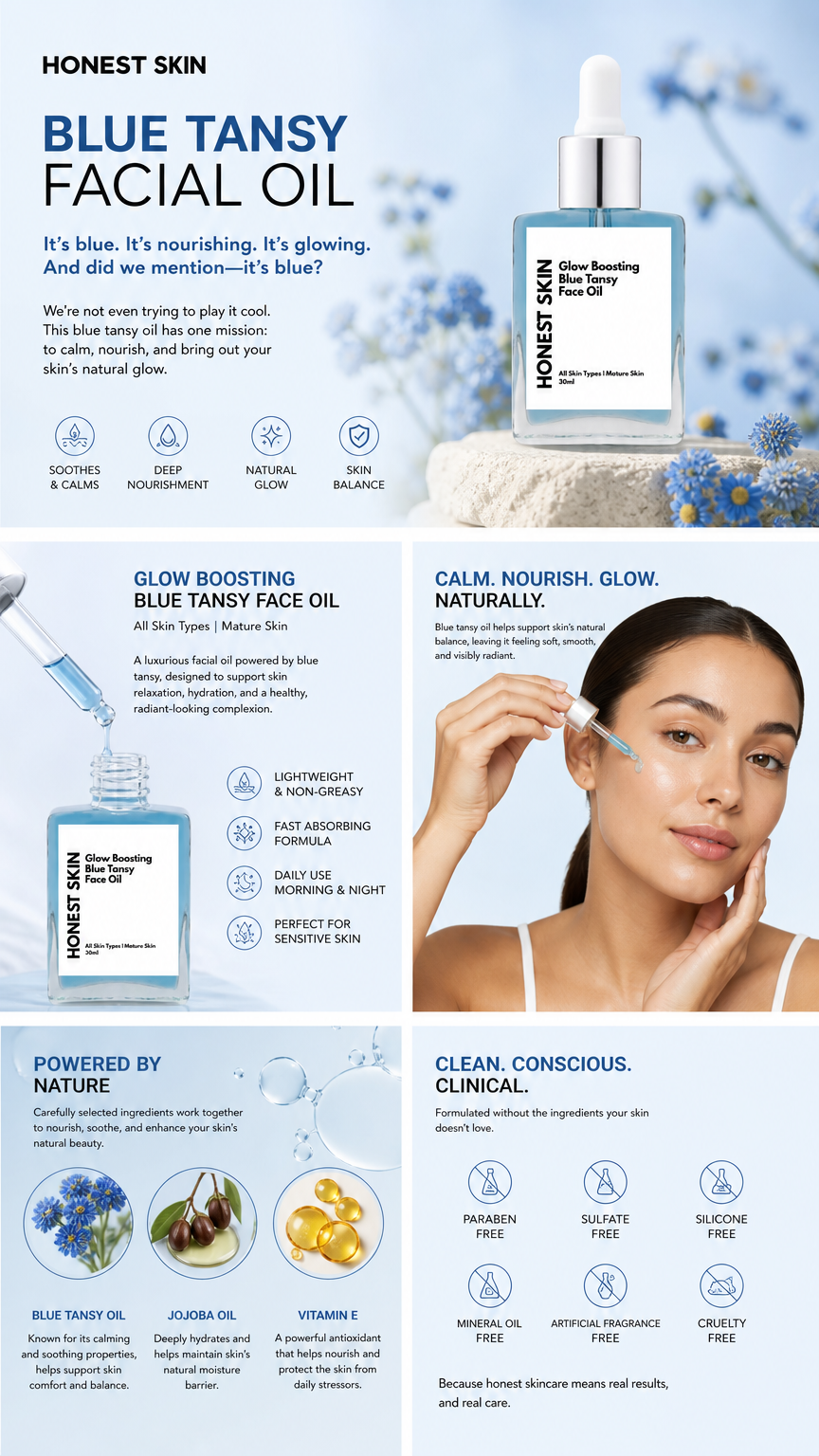 Glow Boosting Blue Tansy Face Oil