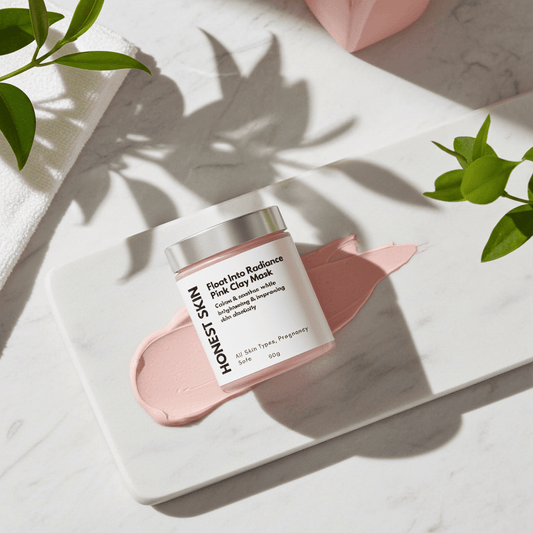 Float Into Radiance – Pink Clay Mask - Honest Skin