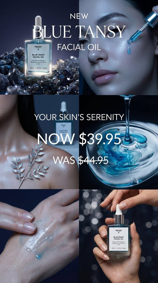 Glow Boosting Blue Tansy Facial Oil - Honest Skin