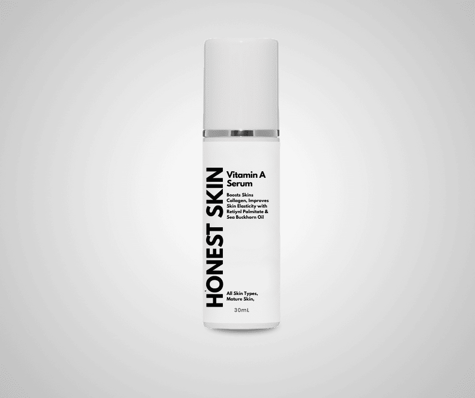 Vegan Vitamin A Serum for Radiant Skin - Vegan - friendly Formula with 1% Retinyl Palmitate - Honest Skin