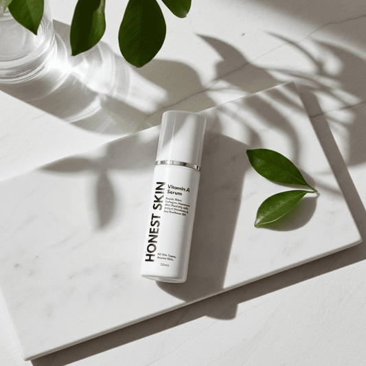 Vegan Vitamin A Serum for Radiant Skin - Vegan - friendly Formula with 1% Retinyl Palmitate - Honest Skin